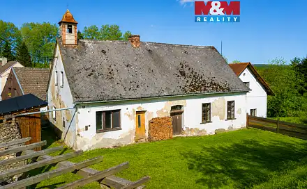 Prodej domu 108 m² s pozemkem 431 m², Planá - Kříženec, okres Tachov