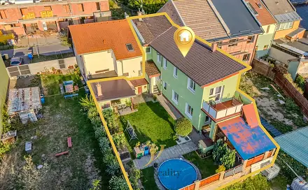 Prodej domu 222 m² s pozemkem 328 m², Přichystalova, Olomouc - Hodolany