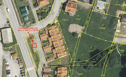 Prodej pozemku 22 m², Frymburk, okres Český Krumlov