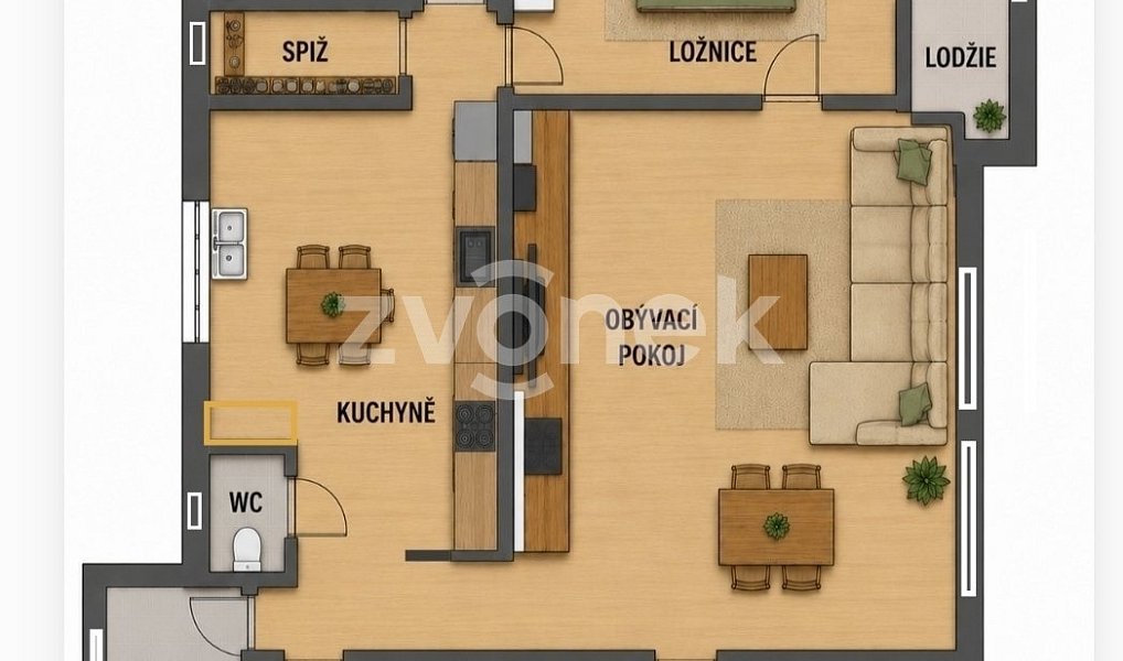 Prodej bytu 2+1 65 m², Uherské Hradiště – náhled fotky 14