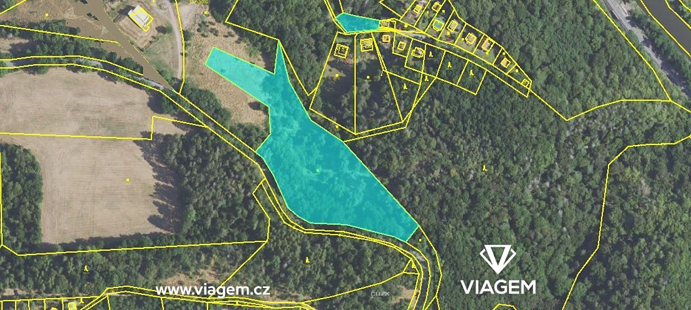 Prodej zahrady 8 625 m², Roztoky