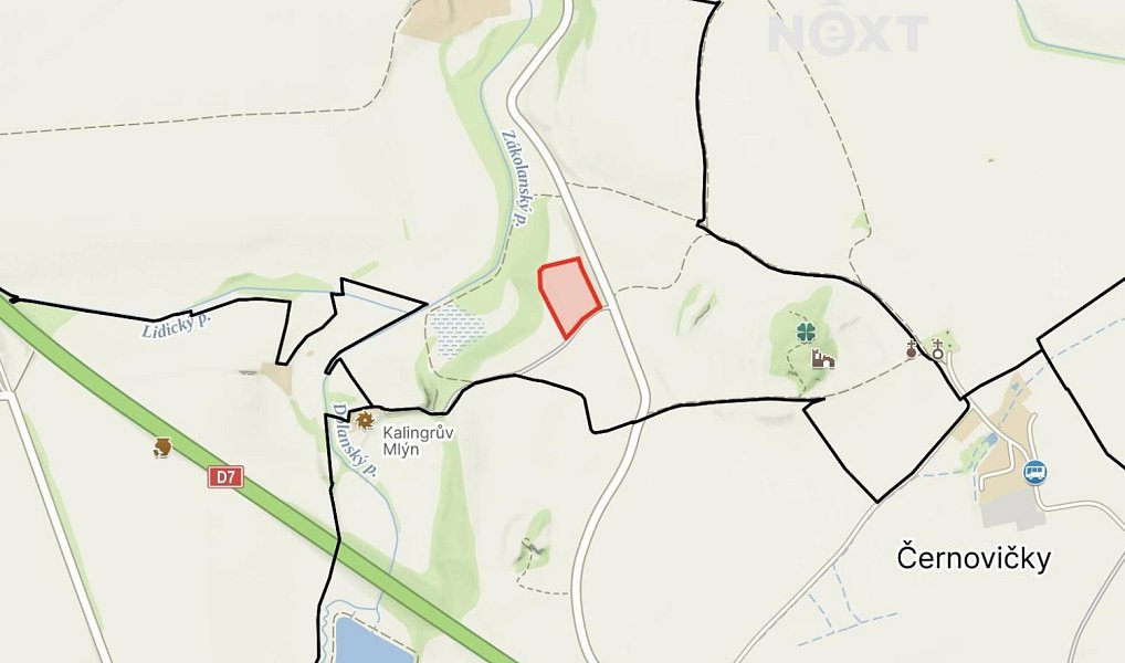 Prodej pole 6 090 m², Číčovice – náhled fotky 3