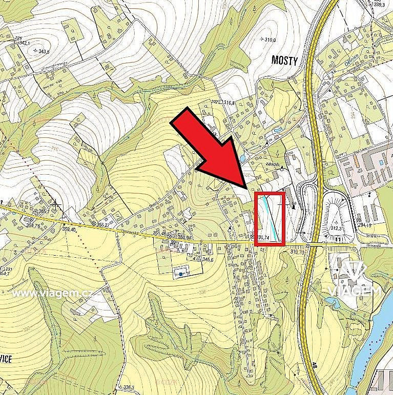 Prodej pole 945 m² – fotografie 3