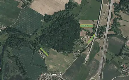 Prodej louky 11 696 m², Zvěrotice, okres Tábor