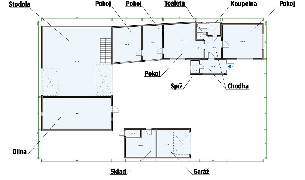 Prodej domu 174 m² s pozemkem 891 m², Libkovice pod Řípem – náhled fotky 4
