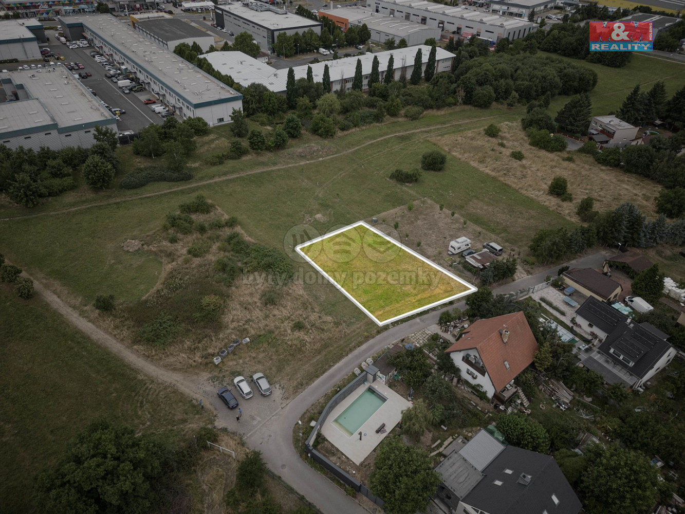 Prodej stavebního pozemku 782 m² – pohled 4