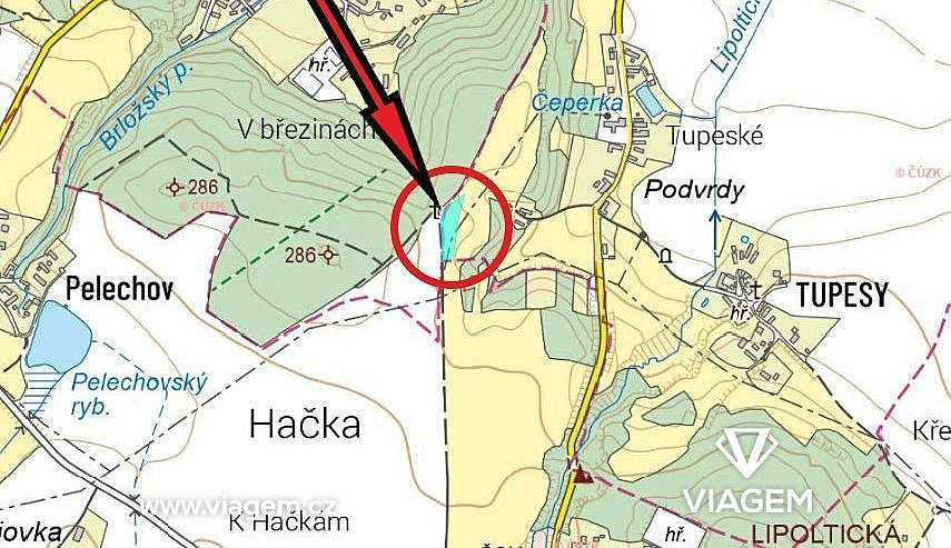 Pole 3 553 m², Podíl 20 % o výměře 711 m² – pohled 4