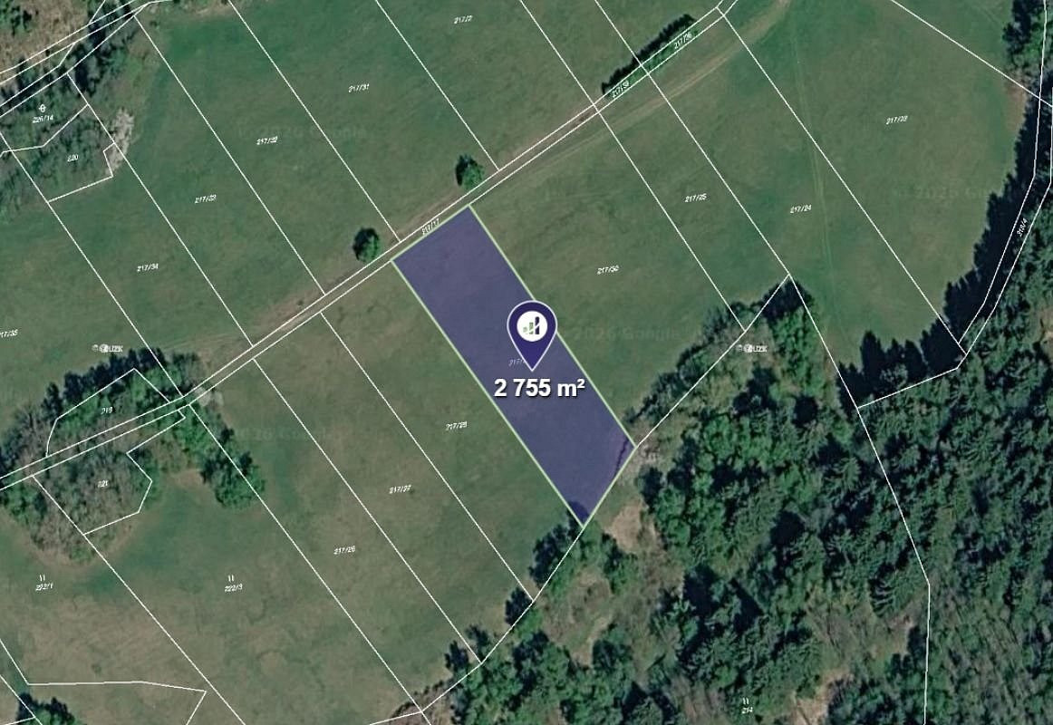 Prodej pole 2 755 m²