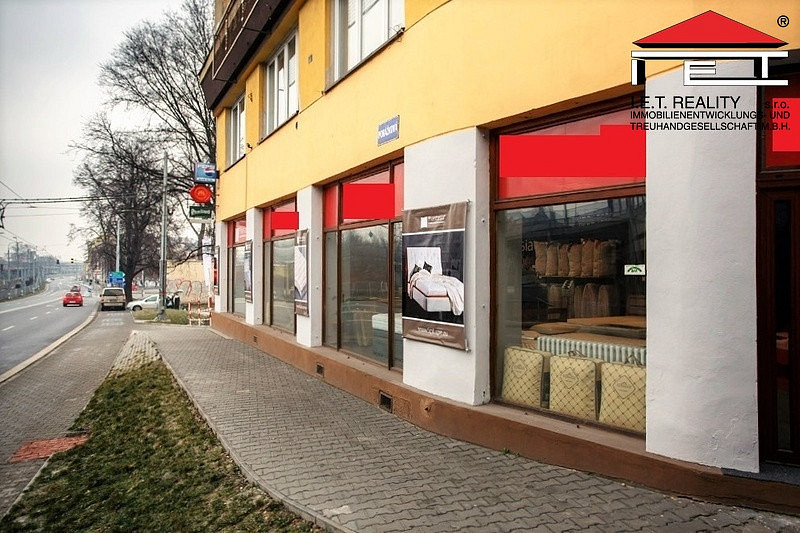 Pronájem obchodních prostor 100 m²