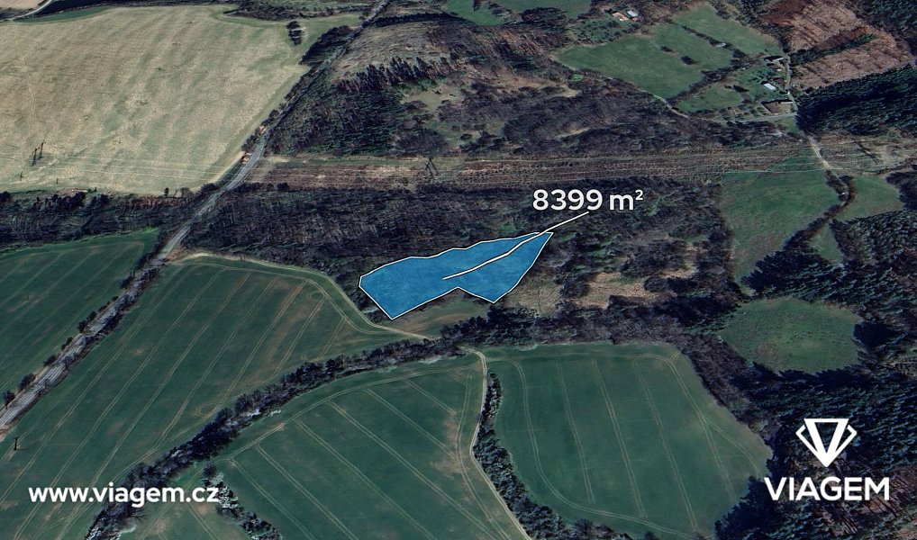 Prodej pole 2 099 m², Kamenná Lhota – fotka 1 z 5