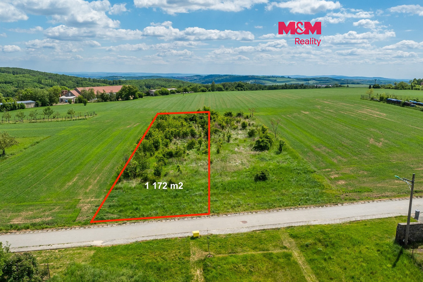 Prodej stavebního pozemku 1 172 m²