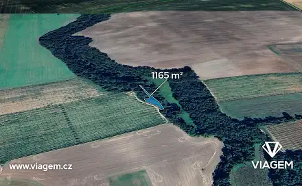 Prodej pole 1 165 m², Lipno, okres Louny