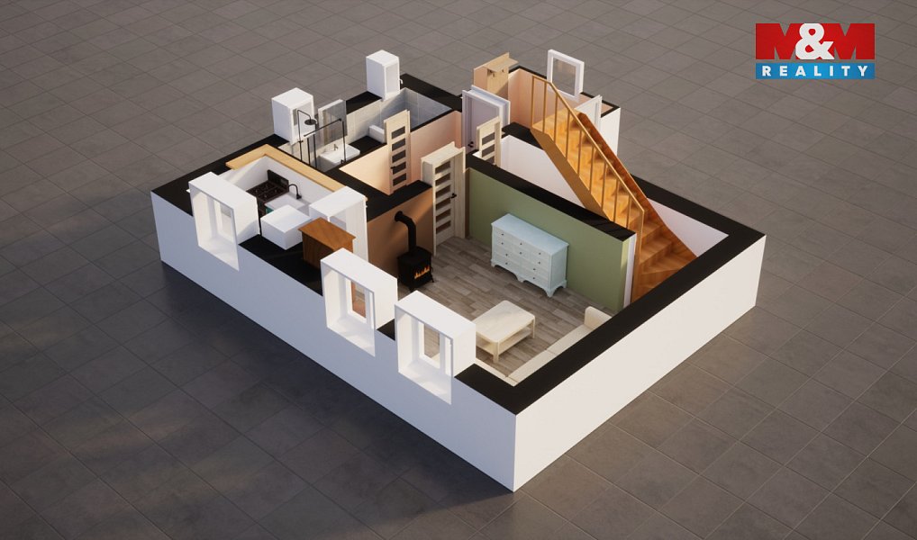 Prodej domu 70 m² s pozemkem 435 m², Snědovice – náhled fotky 6
