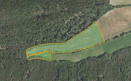 Prodej pole 41 637 m², Milý, okres Rakovník