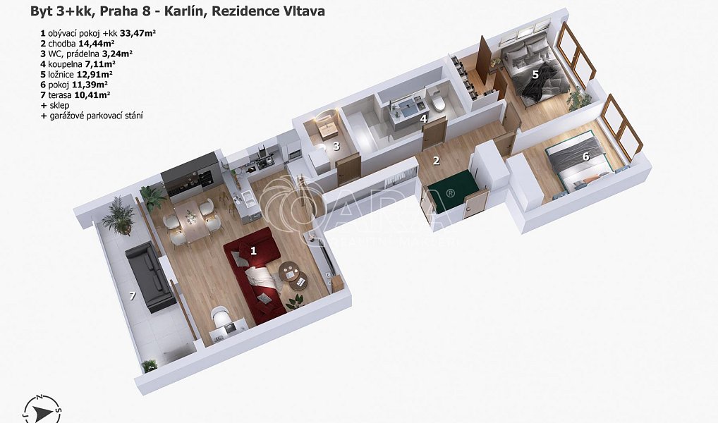 Prodej bytu 3+kk 88 m², Praha – náhled fotky 23