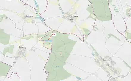 Dražba lesa 7 796 m², Babice