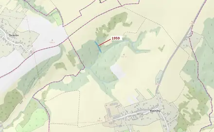 Dražba lesa 1 160 m², Kelníky