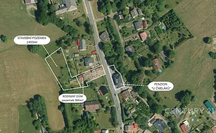 Prodej stavebního pozemku 4 371 m², Červená Voda, okres Ústí nad Orlicí