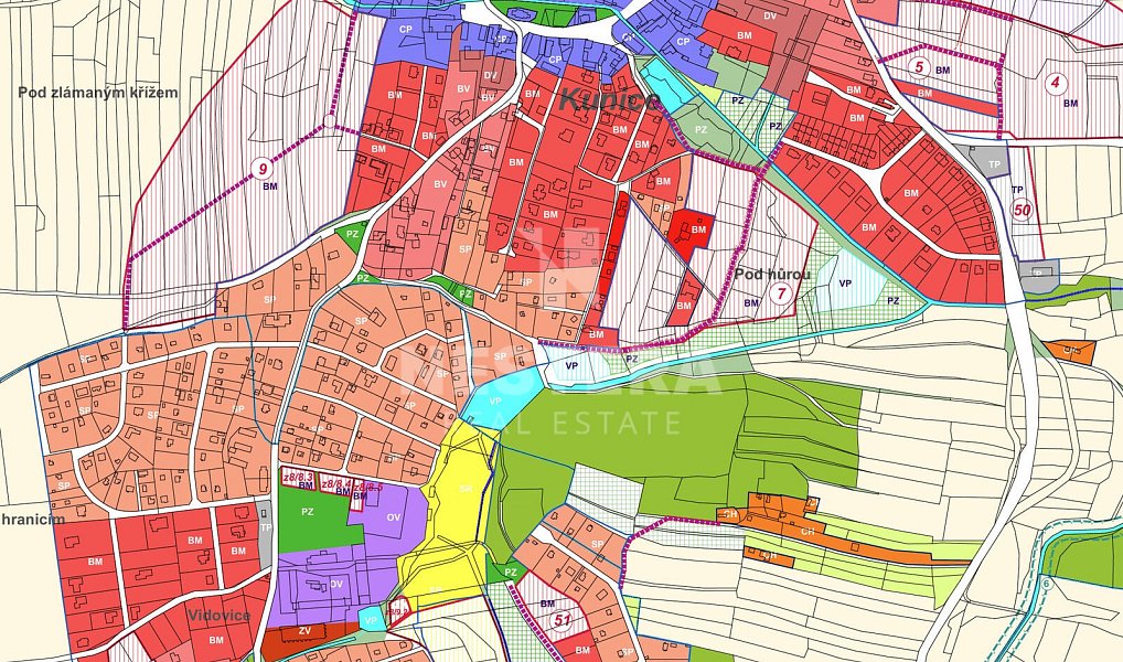 Prodej stavebního pozemku 811 m², Kunice – náhled fotky 12