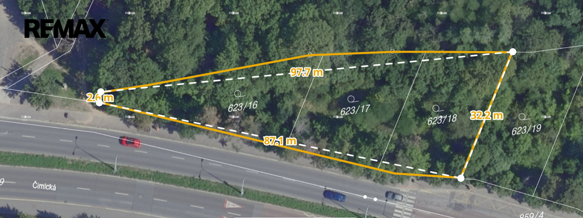 Lesní pozemek v Praze 8 Bohnice 600 m² dlouhodobá investice – pohled 4