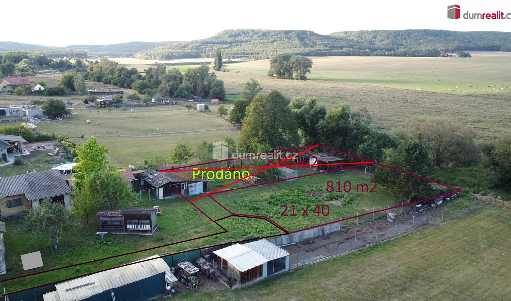 Prodej stavebního pozemku 810 m², Vroutek – náhled fotky 20