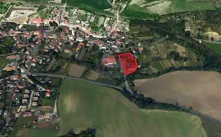 Prodej stavebního pozemku 4 959 m², Velešická, Hoštka, okres Litoměřice