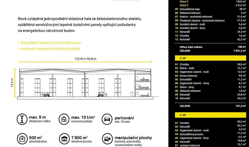 Pronájem výrobních prostor 7 800 m², Týniště nad Orlicí – náhled fotky 8