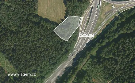 Prodej lesa 715 m², Jeřmanice, okres Liberec