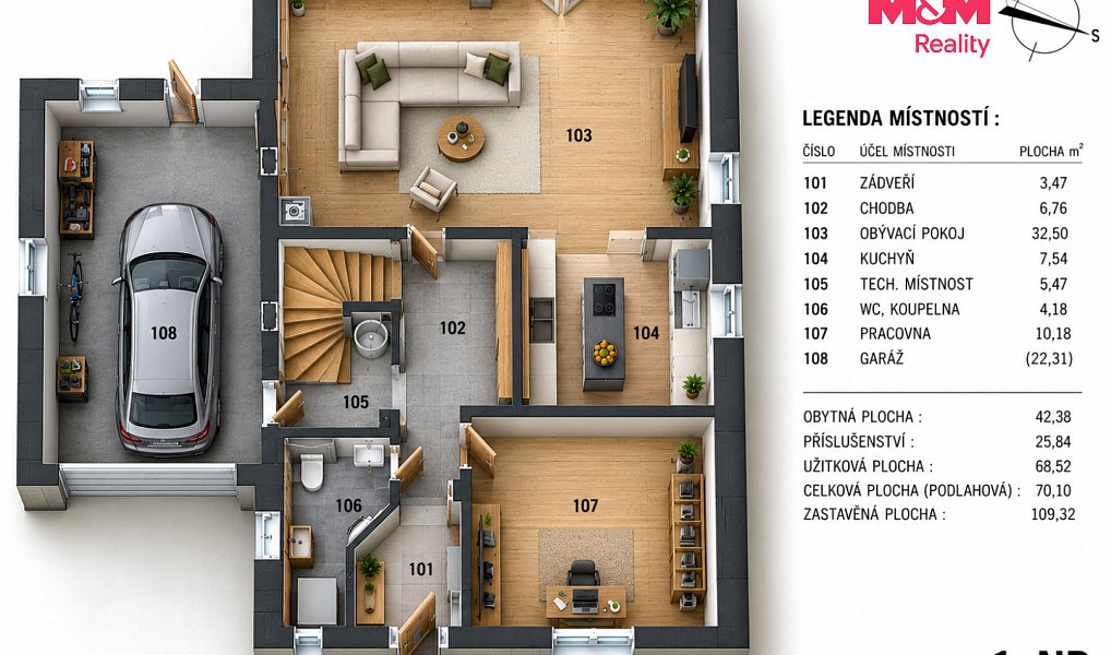 Prodej domu 136 m² s pozemkem 2 796 m², Tasov – náhled fotky 17