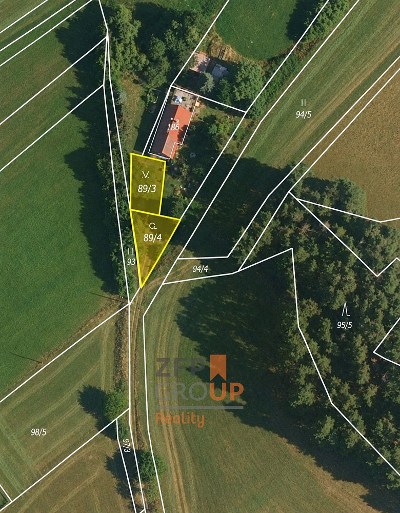 Prodej zahrady 414 m²