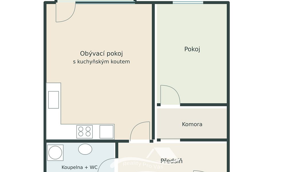Pronájem bytu 2+kk 60 m², Brno – náhled fotky 5