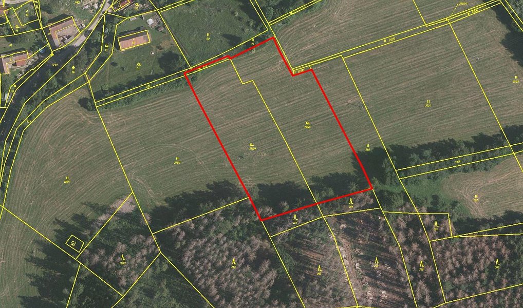 Prodej zahrady 11 139 m², Načeradec – fotka 1 z 3