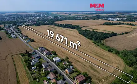 Prodej pole 19 671 m², Hlučín, okres Opava