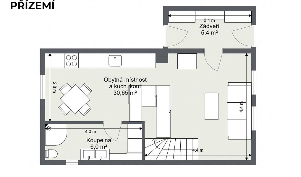 Prodej domu 89 m² s pozemkem 421 m², Psáry – náhled fotky 55