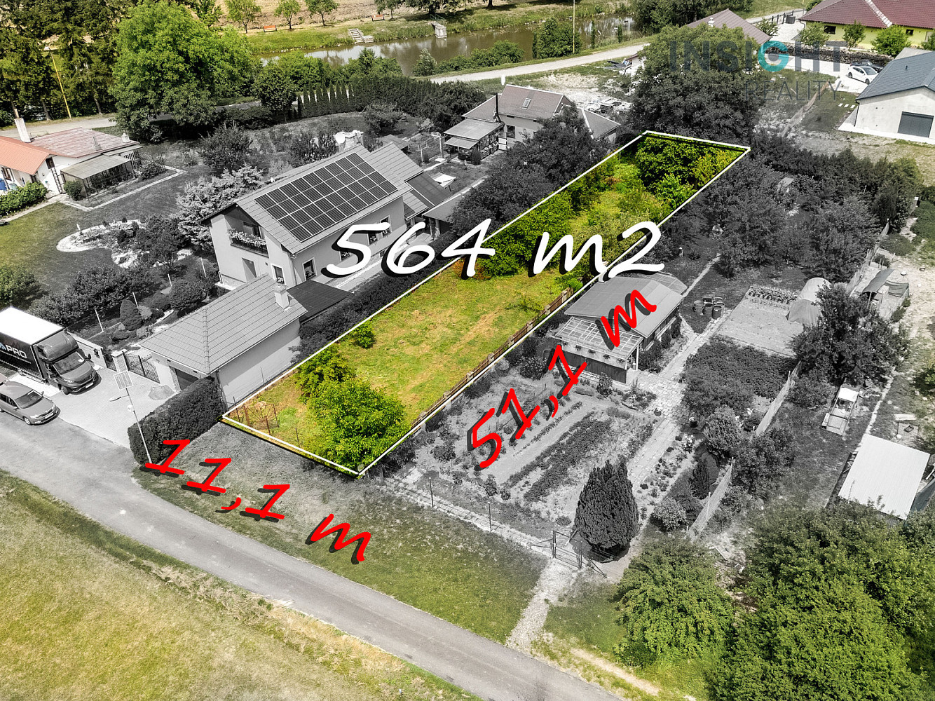 Prodej stavebního pozemku 564 m²