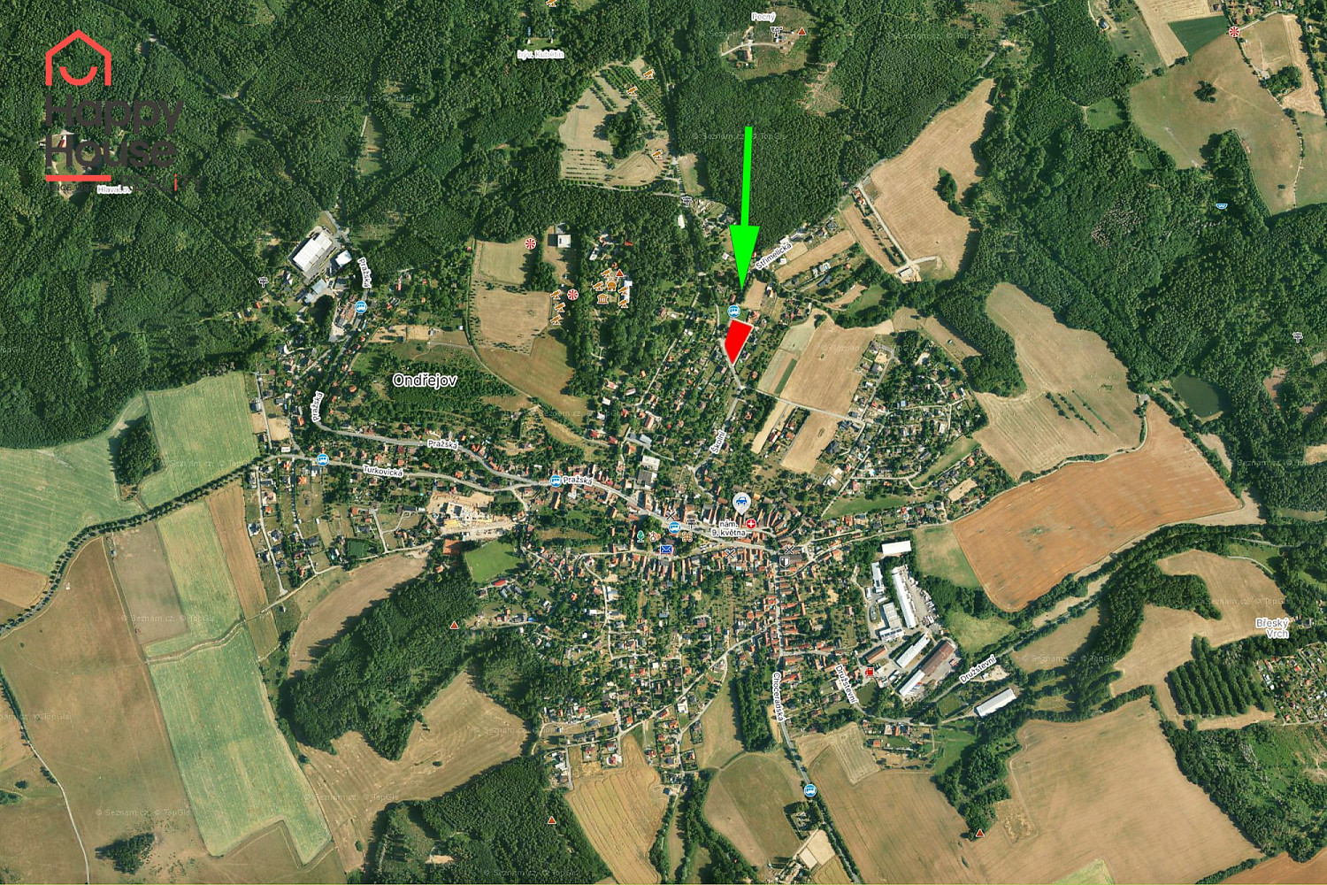 Prodej stavebního pozemku 2 875 m²