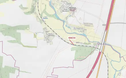 Dražba pozemku 392 m², Nerestce