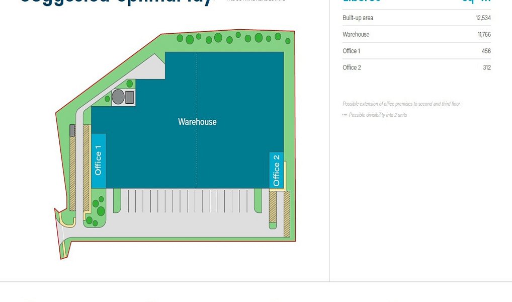 Pronájem výrobních prostor 12 534 m², Liberec – náhled fotky 4