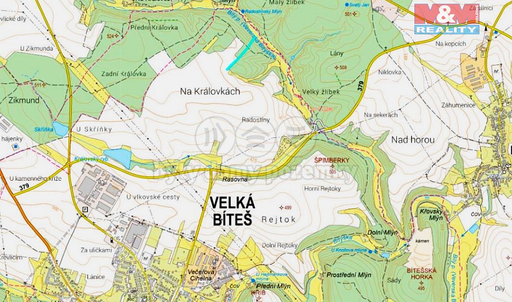 Prodej lesa 1 811 m², Velká Bíteš – náhled fotky 4
