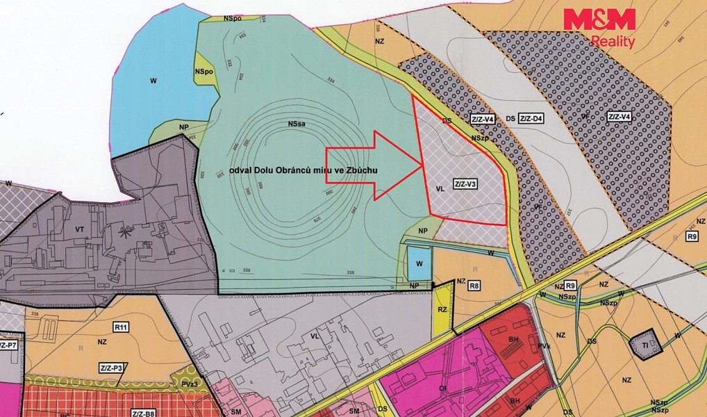 Prodej komerčního pozemku 29 452 m², Zbůch – náhled fotky 2