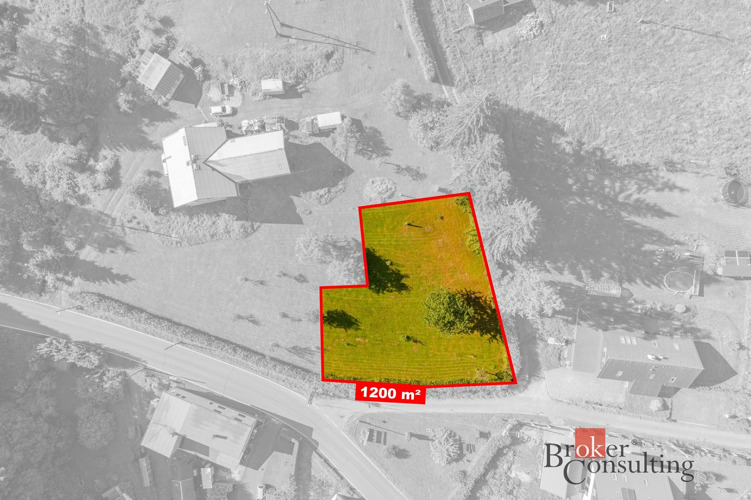 Prodej stavebního pozemku 1 200 m² – fotografie 4