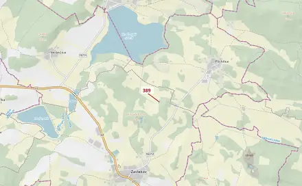 Dražba lesa 332 m², Zavlekov