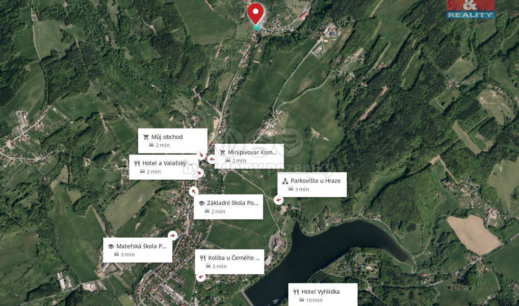 Prodej stavebního pozemku 3 377 m², Podhradí – náhled fotky 14