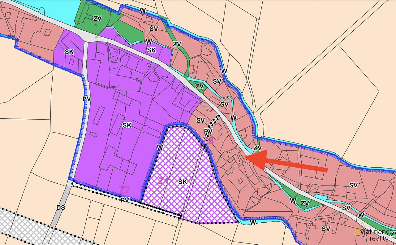Prodej stavebního pozemku 431 m² – pohled 5