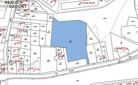 Prodej komerčního pozemku 4 600 m², Krupka, okres Teplice