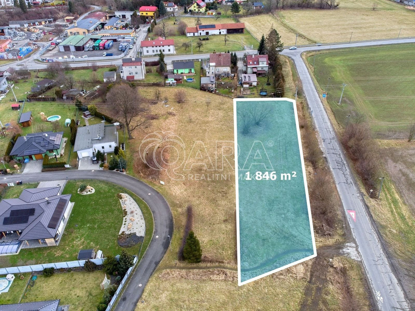 Prodej stavebního pozemku 1 846 m²