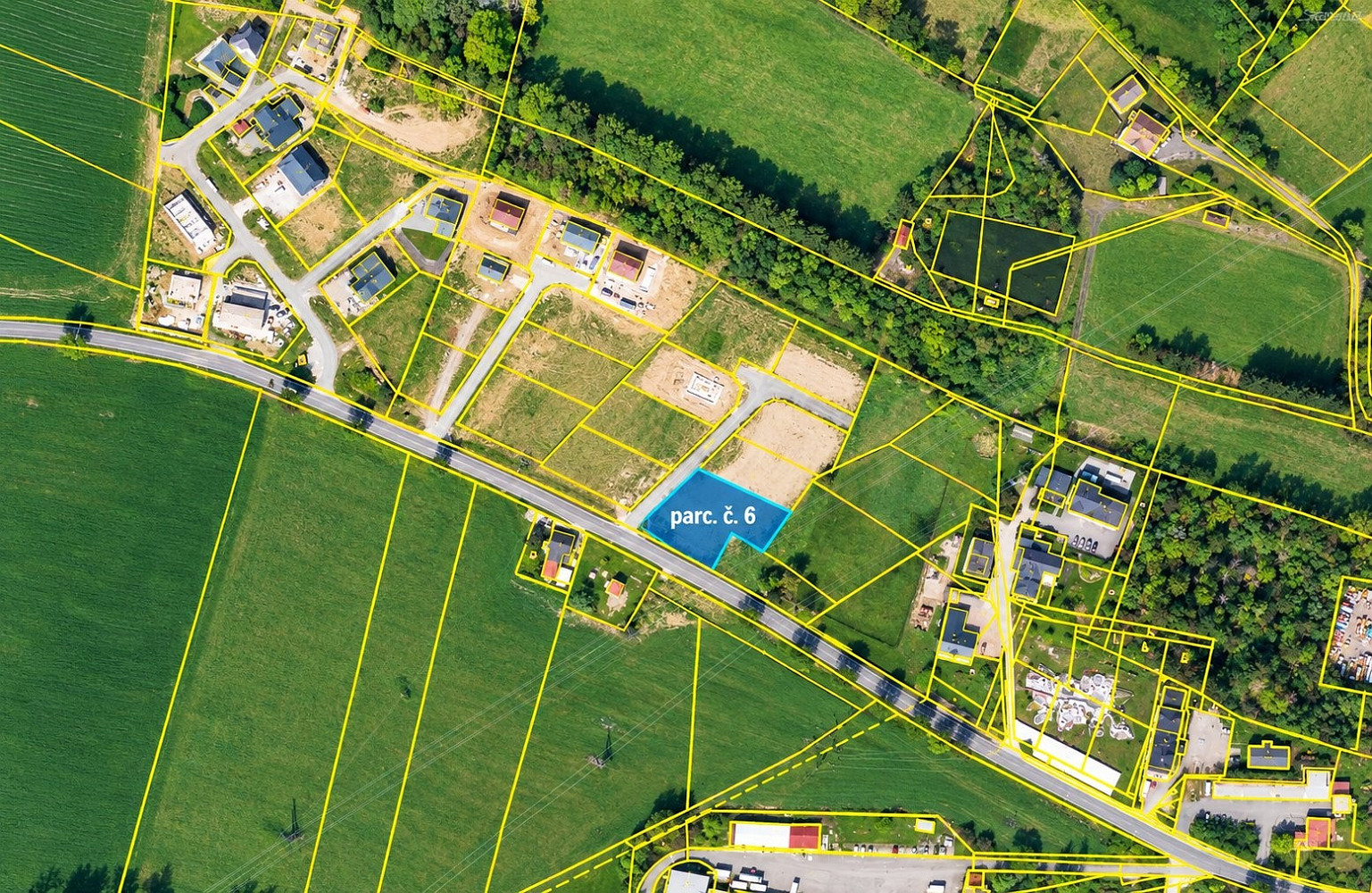Prodej stavebního pozemku 961 m²