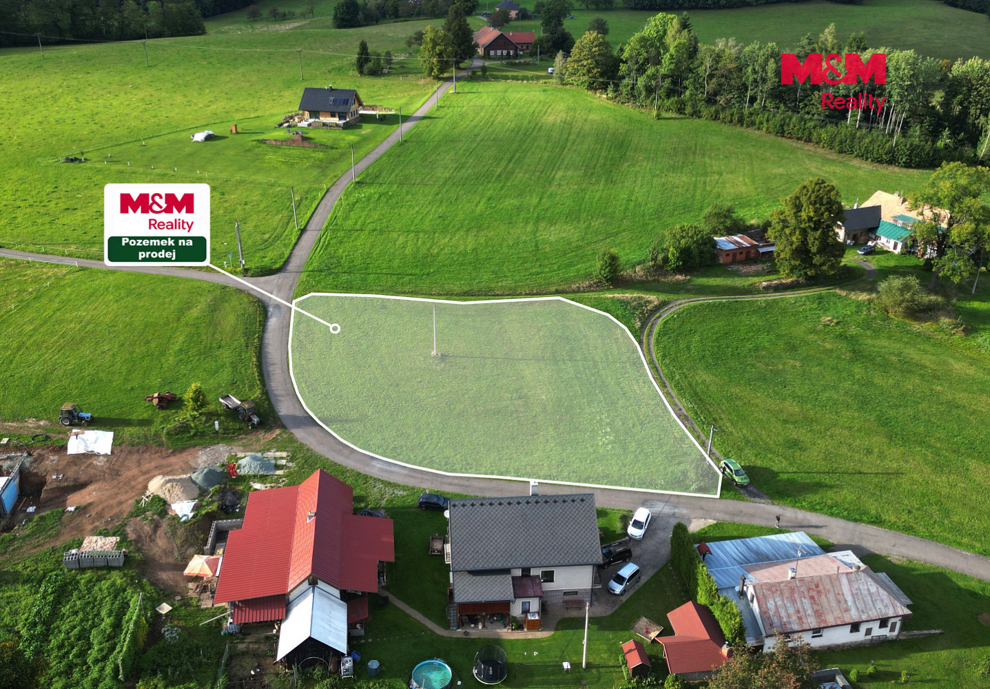 Prodej stavebního pozemku 2 382 m² – fotografie 3