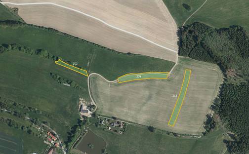 Prodej pole 49 745 m², Lhota-Vlasenice - Lhota, okres Pelhřimov