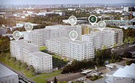 Prodej bytu 3+kk 62 m², U továren, Praha 10 - Hostivař